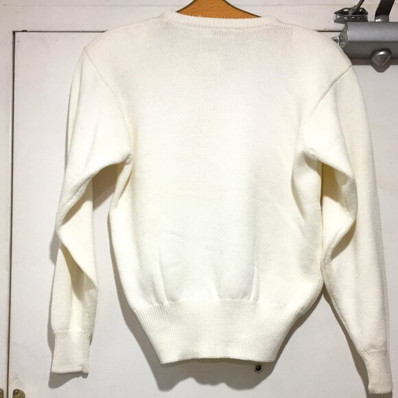 VINTAGE SPANNER IMPORTS KNIT FLORAL PATCHWORK SWEATERS SIZE S - Picture 6 of 11